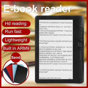 CLIATE 4G8G/16G LCD 7 inch Ebook reader Color screen smart with HD resolution digital E-book  Video MP3 music player