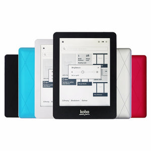 4 colors eBook Reader Kobo glo N613 e-ink 6 inch 1024x768 2GB Front-light eReader