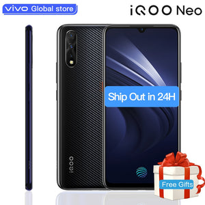 vivo iQOO Neo Mobile Phone celular 8GB 128GB 6.38" Snapdragon 845 Octa Core 3 Cameras 4500mAh Smartphone 22.5W Flahsing Charge