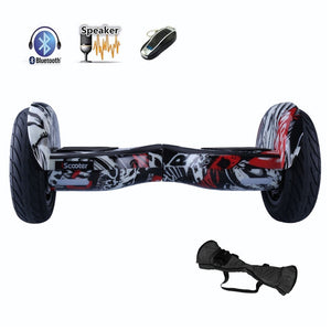 Free shipping Hoverboard 10 inch two wheel smart self balancing scooter electric skateboard with Bluetooth speakers giroskuter