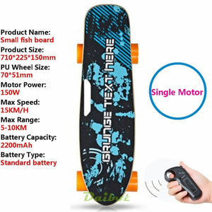 Ship from USA Europe Four Wheel boost Electric Skateboard Wireless Remote controller Scooter Plate Board hoverboard unicycle