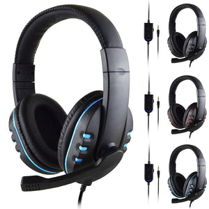 SOONHUA 3.5mm Wired Gaming Headset Deep Bass Game Earphone Professional Computer Gamer Headphone With HD Microphone for Computer