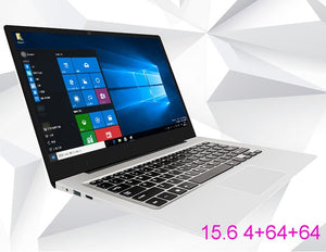 YEPO 15.6 inch Laptop Notebook PC 15.6 inch Windows 10 Intel Cherry Trail Z8350 Quad Core 1.44GHz 4GB RAM 64GB eMMC Computer