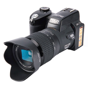 JOZQA HD POLO D7100 Digital Camera 33Million Pixel Auto Focus Professional SLR Video Camera 24X Optical Zoom Three Lens