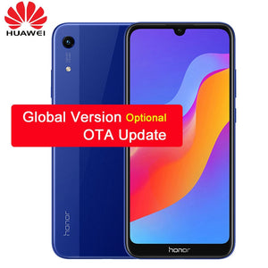 HUAWEI Honor 8A Smartphone Android 9.0 Octa-core 6.09 inch Full Screen 1560x720 Dual Camera 3020 mAh 3 Slots Cell Phone