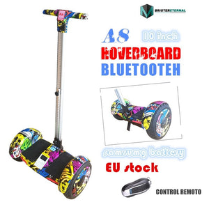 10.5 inch wheels Hoverboard Self Balancing Scooter Electric Scooter skateboard with blutooth  A8 big wheel handle hoaveboard