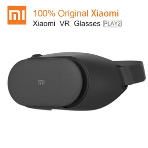 Original Xiaomi VR Play 2 Virtual Reality 3D Glasses Headset Xiaomi Mi VR Play2 With Cinema Game Controller for 4.7- 5.7 Phone