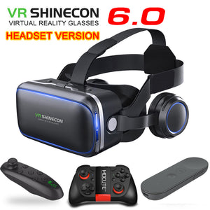 Original VR shinecon 6.0 Standard edition and headset version virtual reality 3D VR glasses headset helmets Optional controller