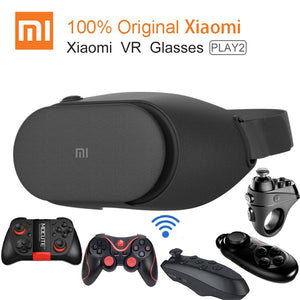 100% Original Xiaomi VR Play 2 Virtual Reality Glasses Immersive 3D Glasses For 4.7-5.7 Inch 1080P Smart Phones With Controller