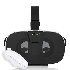 HOT FIIT VR Virtual Reality 3D Glasses Helmet VR Glasses 3D Headset For 4.0-6.5 Inch SmartPhone+Bluetooth Gamepad 5.0