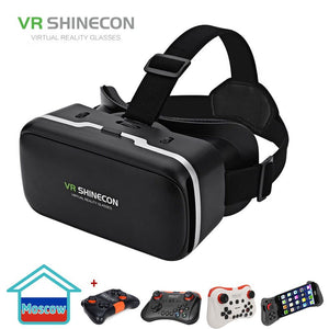 VR SHINECON G04 Virtual Reality Headset 3D VR Glasses for 4.7-6.0 inches Android iOS Smart Phones