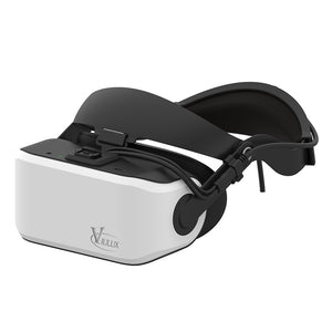 V8 Glass  PC Helmet 3D Glasses Headset Game Movie Virtual Reality Headset PC Connected Head-mounted Display 73Hz Refresh Rate