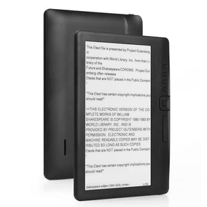 ELECTSHONG 8GB Ebook reader smart with 7 inch HD screen digital E-book+Video+MP3 music player Color screen