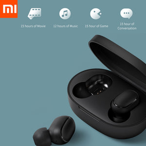 IN STOCK Xiaomi Redmi AirDots TWS True Wireless Stereo bluetooth 5.0 Earphones DSP Active Noise Cancellation Auto Charging Box