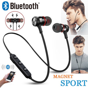 GZ05 Bluetooth Headset Wireless Headset Stereo Headphones Sports Magnetic Earphones with Microphone for All Mobile Phones