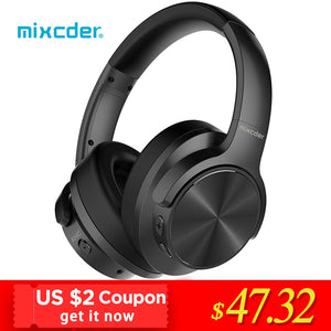 Mixcder E9 Active Noise Cancelling Wireless Bluetooth Headphones 30 hours Playtime Bluetooth Headset with Super HiFi Deep Bass