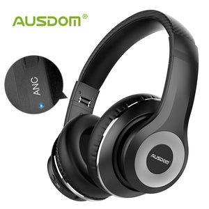 Ausdom ANC10 Wireless Headphones Bluetooth 5.0 with Microphone Wireless Bluetooth Headset Earphone Active Noise Cancelling