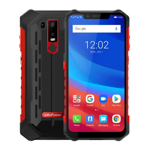 Ulefone Armor 6E IP68 Waterproof Mobile Phone Helio P70 4GB+64GB 6.2" wireless charger 5000mAh Android 9.0 Smartphone NFC