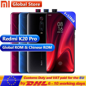 Global ROM Xiaomi Redmi K20 Pro 6GB 128GB Smartphone Snapdragon 855 Octa Core 4000mAh Pop-up Front 48MP Rear Camera AMOLED 6.39"