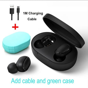 Original Xiaomi Redmi Airdots TWS Bluetooth Earphone Stereo bass BT 5.0 Eeadphones With Mic Handsfree Earbuds AI Control