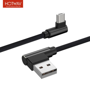 HOTWAV Micro USB Cable 5V 2.4A Data Cable Phone Cord Line For Android Mobile Phone 1.2M Length Suppory Smart Charging Cord