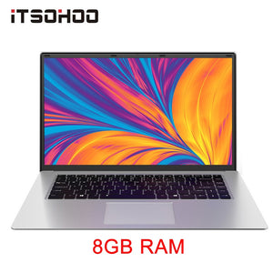 iTSOHOO laptop 15.6 Inch 8GB RAM Notebook computer with 512GB  256GB Intel J3455 Quad core laptops with  FHD Display ultrabook