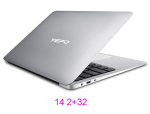 YEPO 14 inch laptop RAM 2GB ROM 32GB 64/96GB Storage computer ultrabook Bluetooth Intel Bay Trail notebook 4.0 Camera a laptop