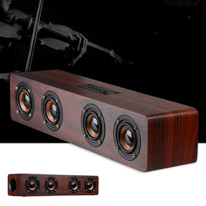 XGODY W8 Soundbar Wooden Speaker HIFI Stereo Subwoofer Music Center Speakers Caixa De Som Port til Bluetooth for TV PC Phone