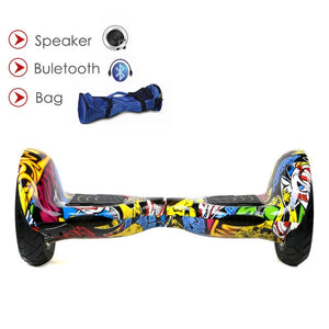 Hoverboard 10 inch 2 wheels smart self balance electric scooter with inflate wheel smart skateboard standing drift hoverboard