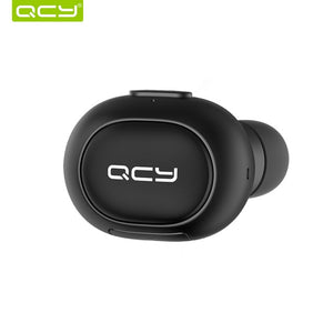 QCY Bluetooth Earphone Mini Wireless Headset Handsfree Business Calls Stereo Music Earbuds with Mic