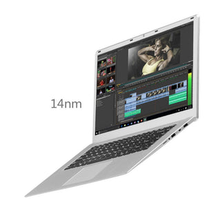 6GB+64+1TB HDD 1.56" Ultrabook Computer max support 128G TF Laptop with RJ45 Bluetooth Wifi 10000mAh Intel Apollo Lake N3450