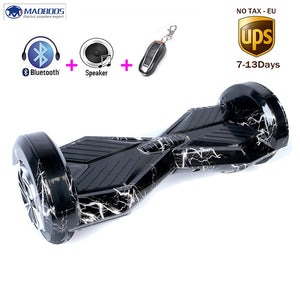 Electric Hoverboard 8 Inch Self Balance Battery Scooter Gyroscooter With LED Speaker Bluetooth Patinete Electrico Skateboard