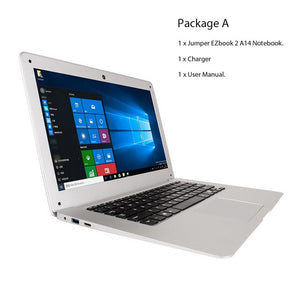 14.1'' Win10 Laptop notebook computer 1080P FHD Intel Cherry Trail Z8350 4GB 64GB ultrabook Jumper EZbook 2 notebook computador