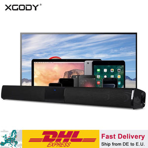 XGODY BS-28A Home Theater Bluetooth Soundbar TV Super Bass Stereo Loudspeaker Speakers Soundbar with Subwoofer Speaker for TV