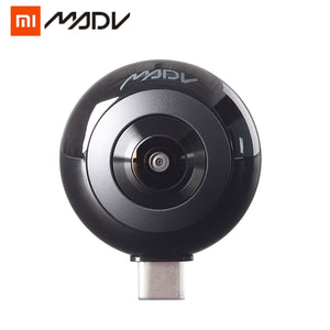 Xiaomi MADV Mini 13MP CMOS Sensor 360 Degree Panorama Camera VR for Huawei Android Smart Mobile Poco Phone Pocophone F1 Type C