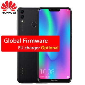 Original Huawe Honor 8C 3 Slots Face ID 6.26 inch Snapdragon 632 Octa Core Front 8.0MP Dual Rear Camera 4000mAh