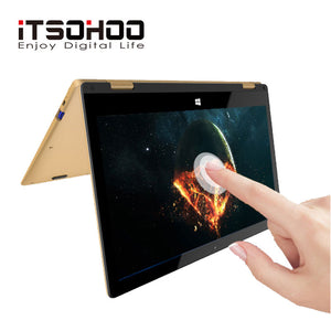 11.6 inch touchscreen convertible tablet laptop iTSOHOO 360 degree rotating laptops  intel  Apollo Lake Notebook computer