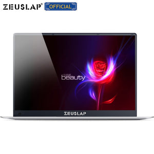 ZEUSLAP 15.6inch Intel Quad Core CPU 4GB Ram 64GB EMMC Windows 10 System 1920*1080P IPS Screen Netbook Laptop Notebook Computer