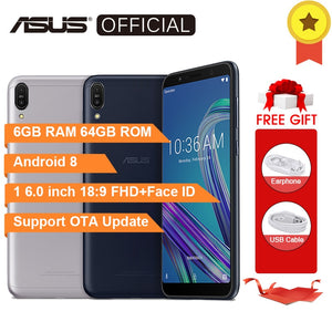 2018 Global Version,Asus ZenFone Max Pro (M1) ZB602KL Phone SnapDragon 636 6GB 64GB Android 8.1 6 Inch  3 Slots 4G Smartphone