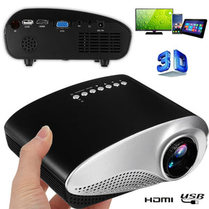 Mini Home Cinema Mini Portable 1080P 3D HD LED Projector Multimedia Home Theater USB VGA HDMI TV