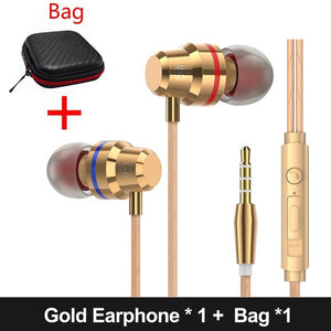 GSDUN Super Bass Earphone Headphones With Mic 3.5mm Sport Gaming Headset for Phones Xiaomi Samsung iPhone fone de ouvido MP3