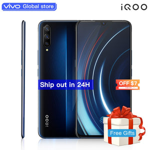 Authorized vivo celular iQOO Mobile Phone Android 9 Snapdragon 855  NFC Type-C 4000mAh 44W Fast Charge Cool  4D Game  Cellphone