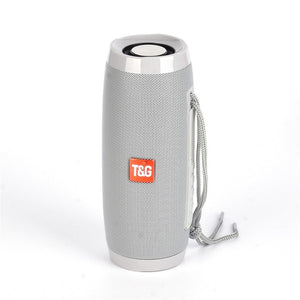 Wireless Bluetooth Speaker Portable Column Outdoor Speaker 10W Subwoofer Sound Bar with Mic Support FM Radio TF USB Music Player