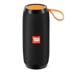 TOPROAD HIFI Portable Bluetooth Speaker 10W Wireless Stereo Column Fabric Subwoofer Speakers Support TF card FM Radio USB AUX