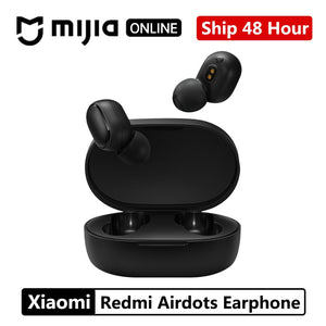 Xiaomi redmi airdots TWS Bluetooth 5.0  Earphone Stereo Wireless Active Noise Cancellation With Mic Handsfree Earbuds AI Control