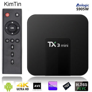 Amlogic Quad Core Android 7.1 TV BOX 2GB 16GB 1080P HD Video Media Player YOUTUBE Google WIFI Mini HDD player + Remote Control