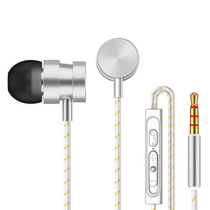 Metal Magnetic Headphone 3.5mm In Ear Earphone Wired  Earpiece With Mic Stereo Headset For Samsung Xiaomi Phones Kulaklik Earbud