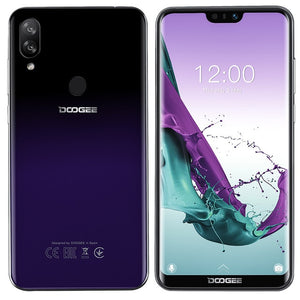 DOOGEE N10 mobile Phone Octa-Core 3GB RAM 32GB ROM 5.84inch FHD+ 19:9 Display 16.0MP Front Camera 3360mAh Android 8.1 4GLTE 2019