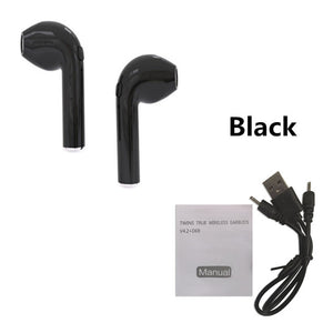 iBesi i7 Mini Bluetooth Earphone Wireless Headphone Bluetooth Headset Handsfree Earbuds with Mic for Xiaomi Samsung iphone