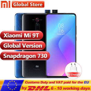 Global Version Xiaomi Mi 9T (Redmi K20) 6GB 64GB /6GB 128GB Smartphone Snapdragon 730 Pop-up Front Camera NFC 6.39" 48MP